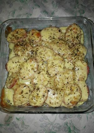 Foto de Batata Gratinada com calabresa