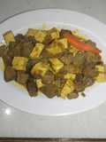 Semur tahu ati sapi
