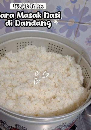 Foto resep Cara Masak Nasi di Dandang