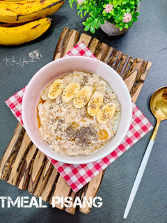 Foto resep Oatmeal Pisang