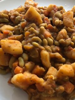 Una foto de Cocido de frijoles verdes franceses