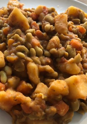 Una foto de Cocido de frijoles verdes franceses