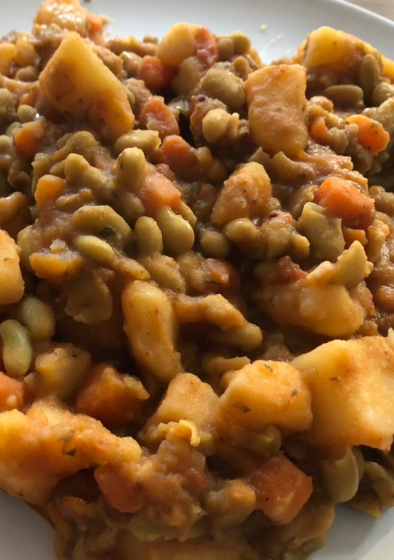 Una foto de Cocido de frijoles verdes franceses