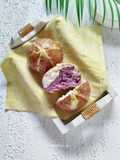 Korean Garlic Cheese Sweet Potato Bread