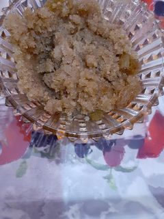 A picture of Suji halwa.