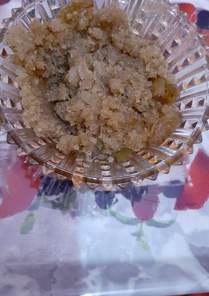 A picture of Suji halwa.