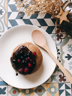 Foto principal de Mug cake chocolateada saludable