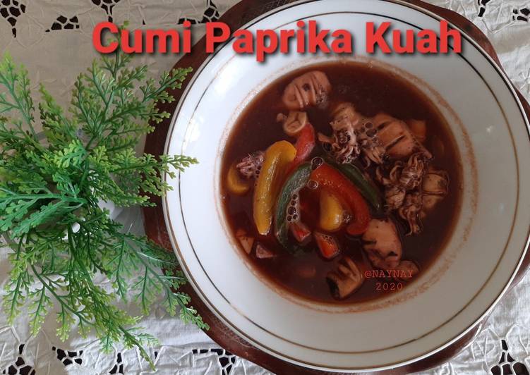 Cumi Paprika Kuah