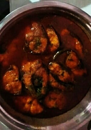 A picture of Spicy Rohu fish.