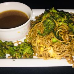 A picture of Soupy Noodles.