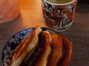 Una foto de relleno de panqueques