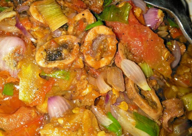 Proses Menyiapkan Sambal Rajang Cumi Asin Lezat