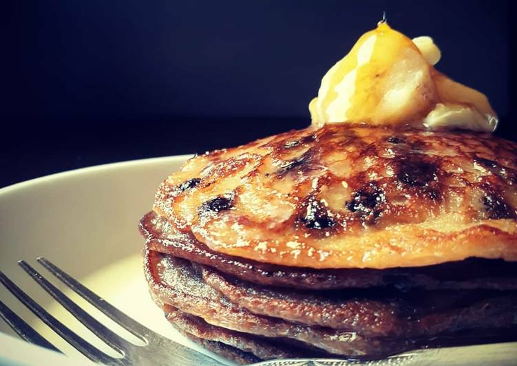 Recipe of Ultimate Eggless oats banana pancakes