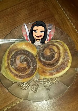 صورة لوصفة سينابون بعجينة العشر دقائق