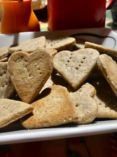 Una foto de Bizcochitos saludables San Valentín