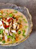 Eat Clean/ Chicken, Mushroom, and Carrot Oatmeal Porridge