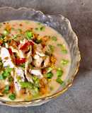 Eatclean/ Cháo Yến Mạch Gà Nấm Cà Rốt