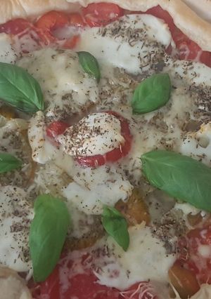 Une photo de Tarte tomate mozza