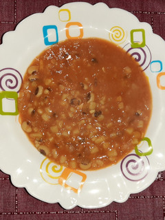 عکسی از دستور خوراک عدس قرمز و لوبیا چشم بلبلی 😋