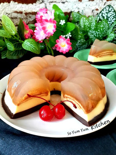 Foto resep Puding Marie Regal 3 Lapis