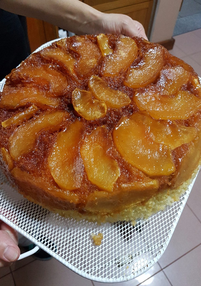 Una foto de Torta de manzana en olla essen