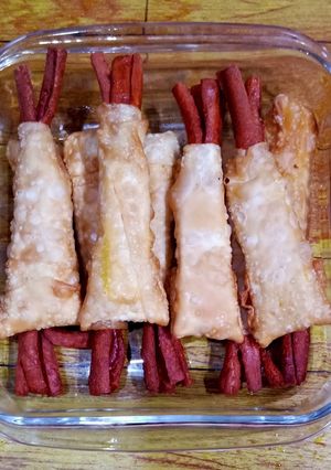 Foto resep Pangsit Bentuk Cumi-Cumi