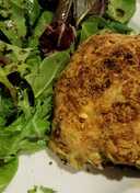 Tuna melt stuffed portobellos