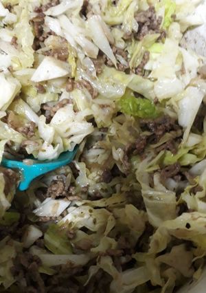 Una foto de Guiso de repollo método grez