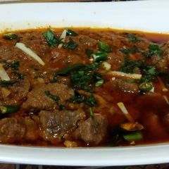 Beef karahi A picture of Beef karahi.