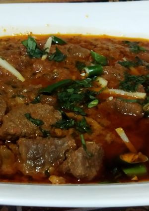 A picture of Beef karahi.