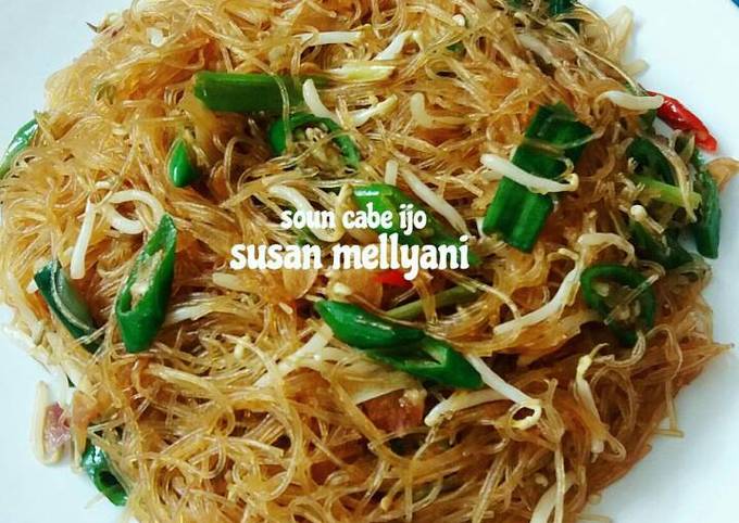 Resep Soun cabe ijo, Lezat Sekali