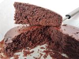 Bizcocho de chocolate con poco azúcar