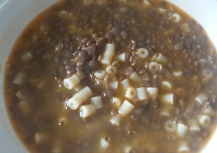 Pasta e lenticchie