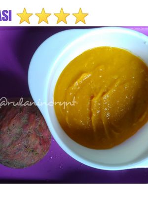 Foto resep MPASI (Ubi kuning ayam)