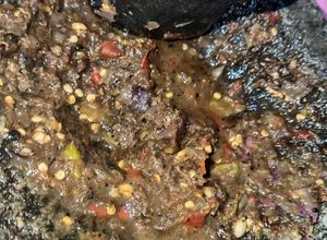 Foto resep Sambal trasi bwang merah bakar+jeruk seger banget