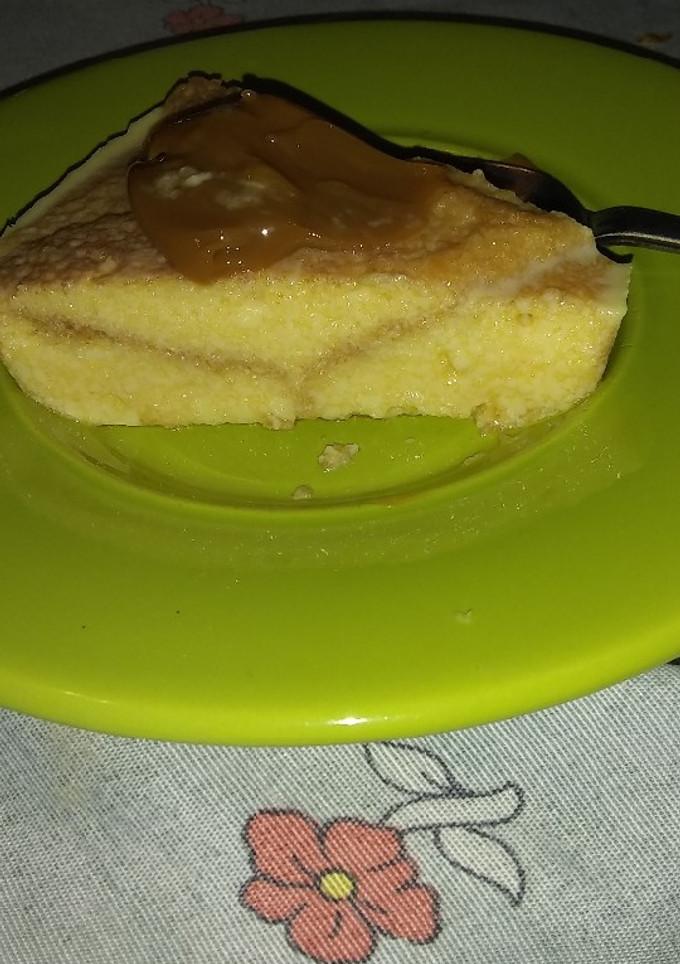 Una foto de Postre Fresco de Flan y vainillas. Para Navidad y Año Nuevo!!!