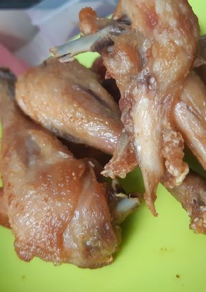 Foto resep Ayam goreng 3 bahan (ayam, cuka apel, garam)
