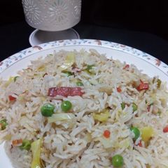 A picture of Vegetable fried rice.