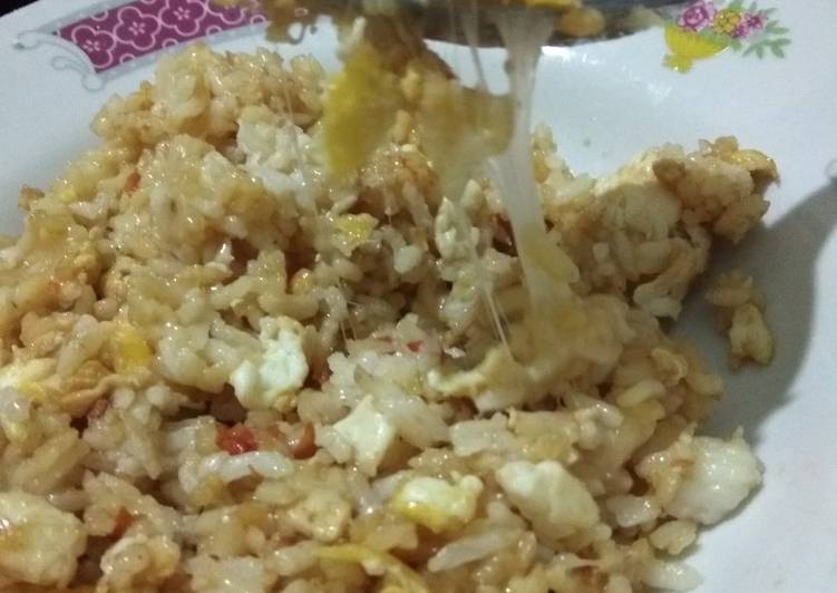 Nasi goreng mozzarella