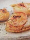 Pan-fried scallops with shichimi and ponzu