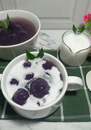 Foto resep Bubur Candil Ubi Ungu