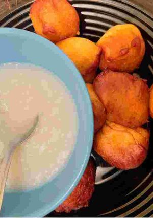Une photo de Des beignets farinés