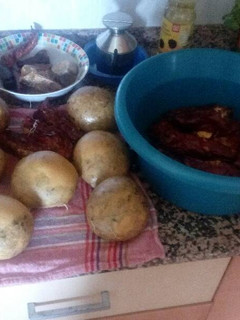 Una foto de Relleno de Carnaval y pimientos rellenos