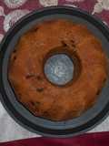 Bizcocho de yogurt y pasas