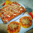 Pizza Labu Kuning Topping Worcis (wortel buncis)