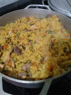 Una foto de Arroz atollado