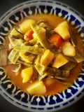 Guiso de pota y verduras