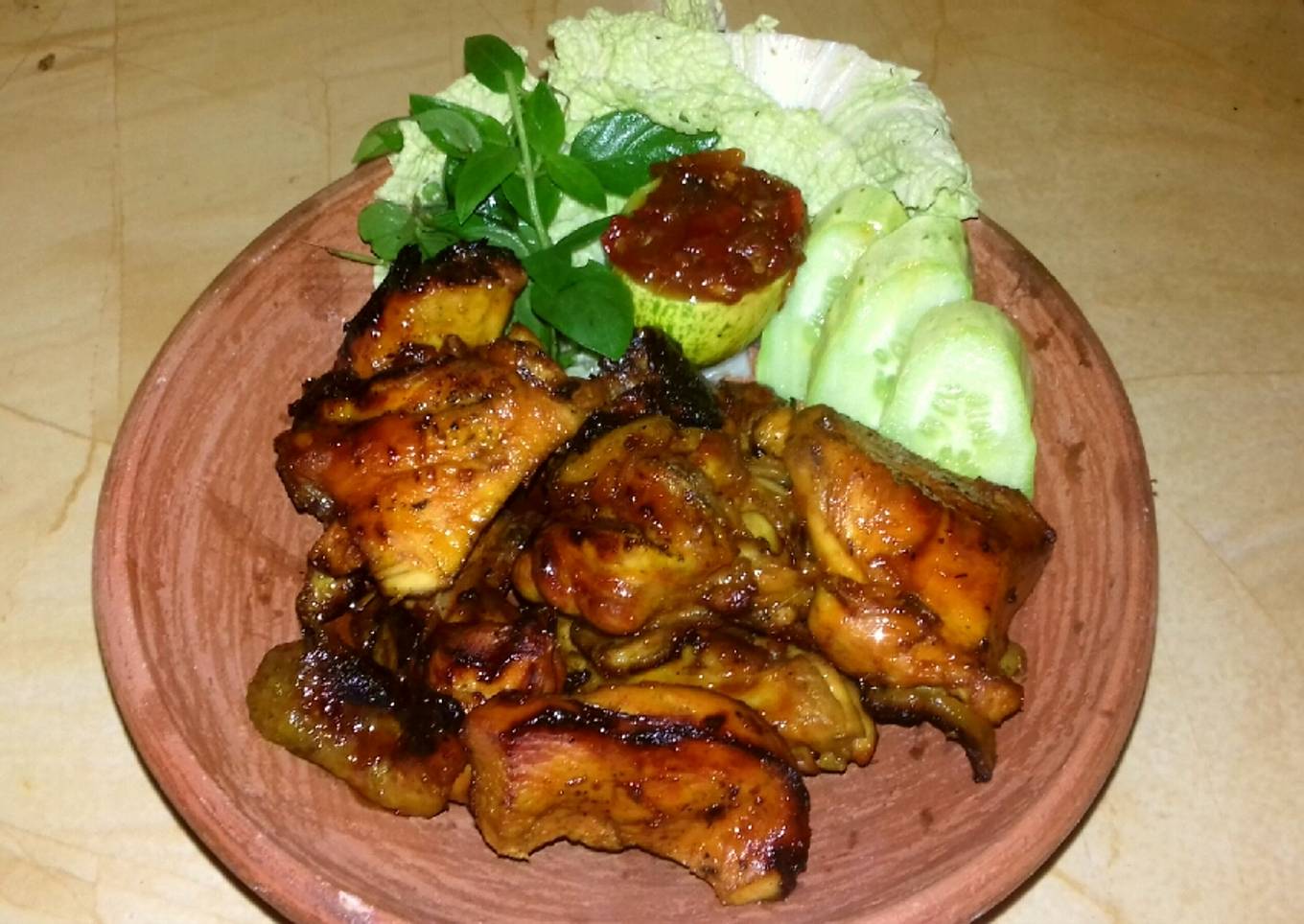 Ayam bakar kecap pedas