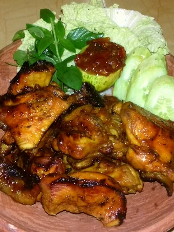 Cara Mudah Menyiapkan Resep Ayam bakar kecap pedas yang Sempurna Anti Ribet, Mantap
