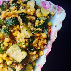 A picture of Parmesan Zucchini Corn.